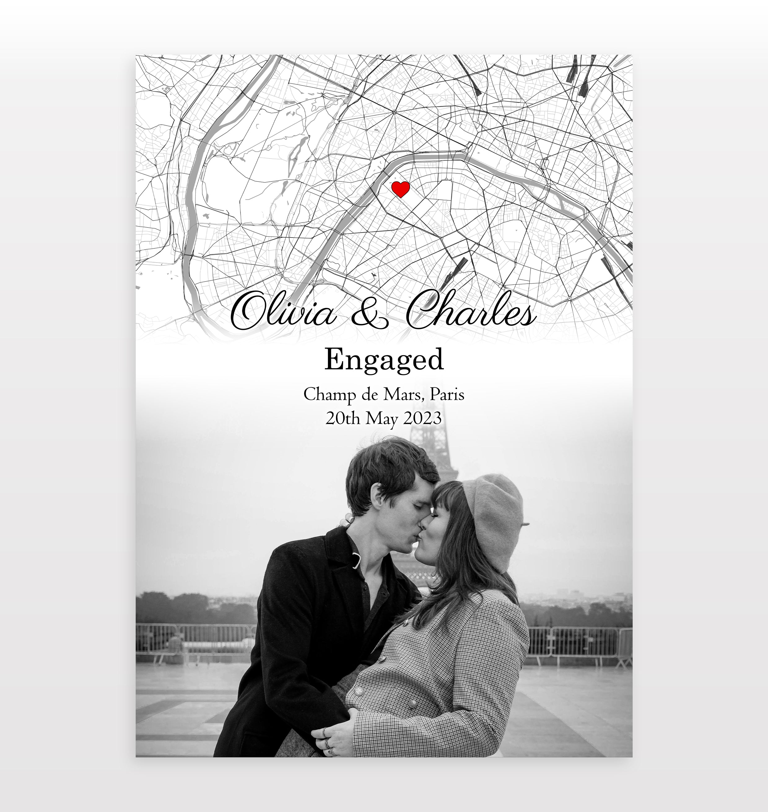 Personalised Street Map Photo Print