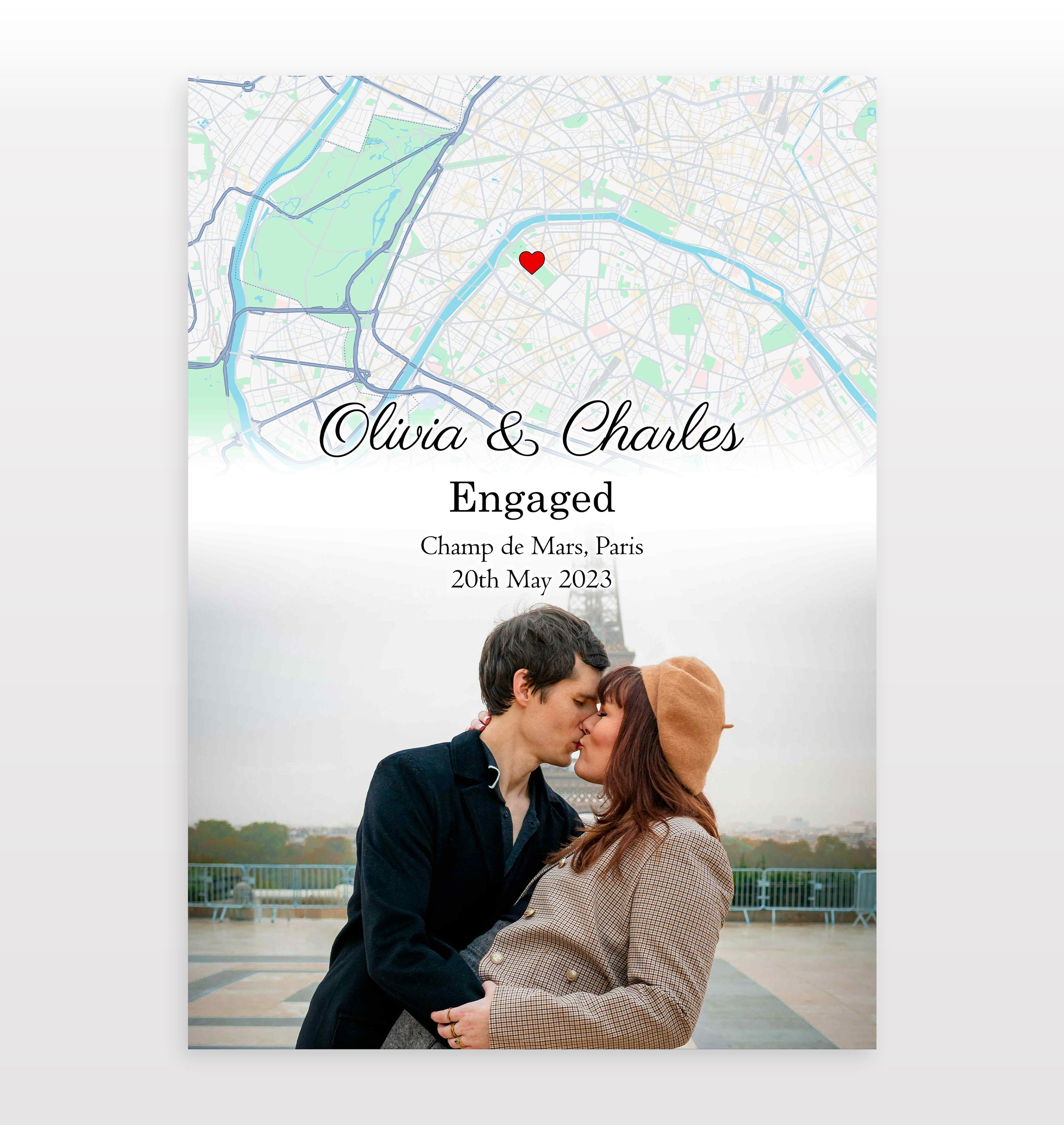 Personalised Street Map Photo Print