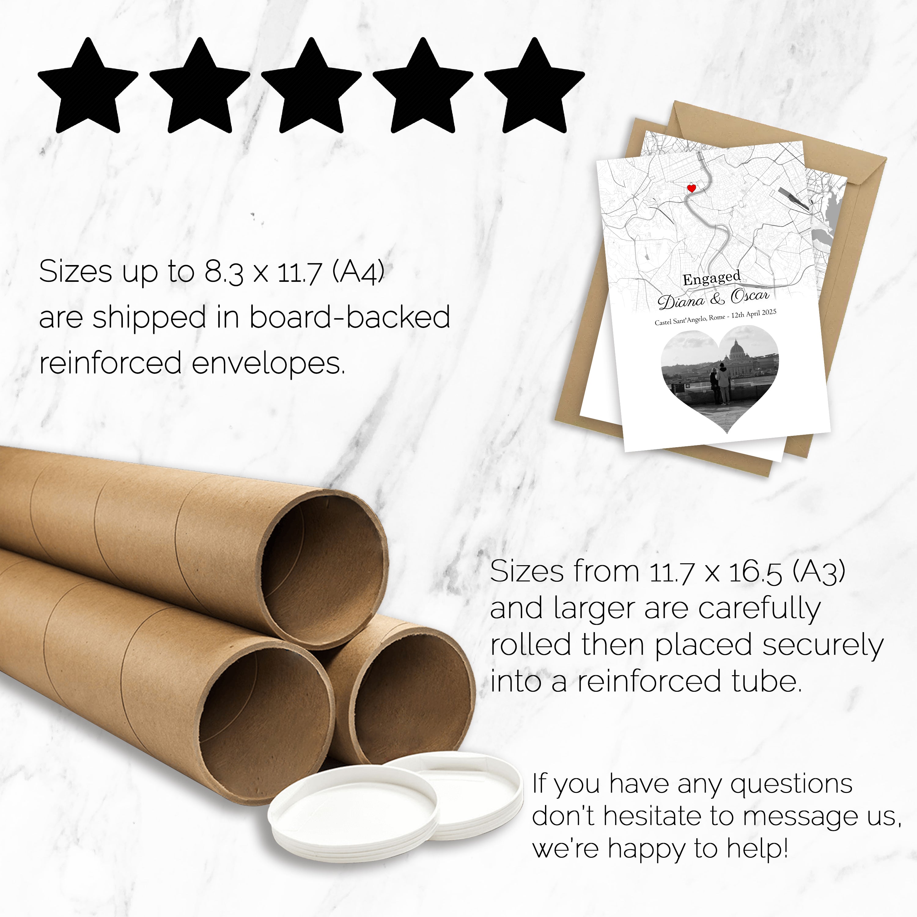 Personalised Street Map Heart Photo Print